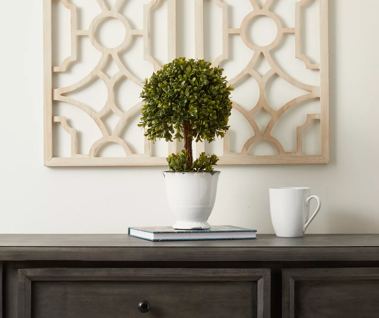 Topiary In Ceramic Pot - Image 3