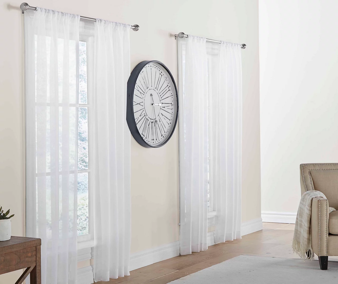 Broyhill Perfect Sheers 4-Piece Curtain Panel Set - Image 2