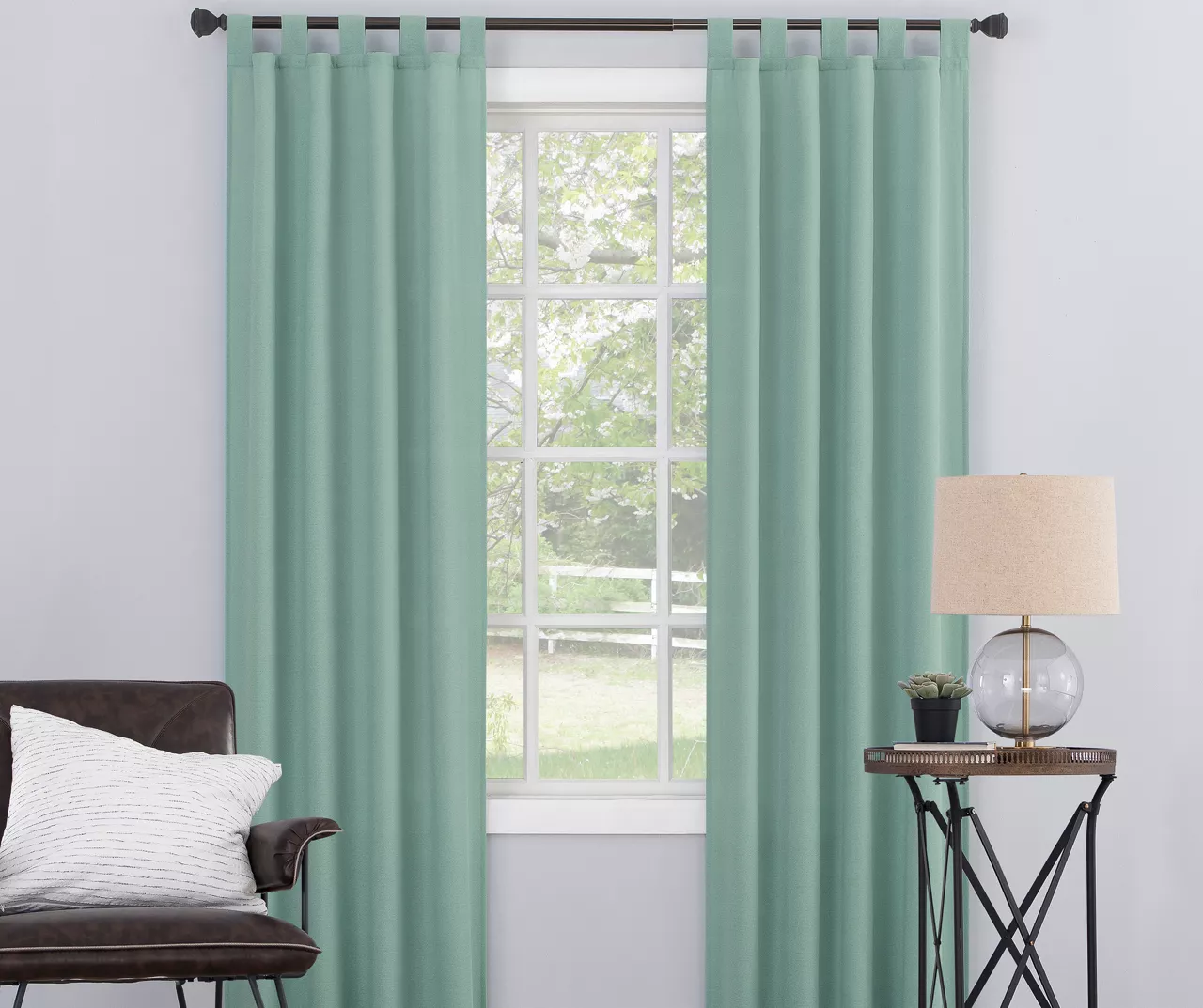 Broyhill Durham Semi-Sheer Textured Tab Top Curtain Panel - Image 18