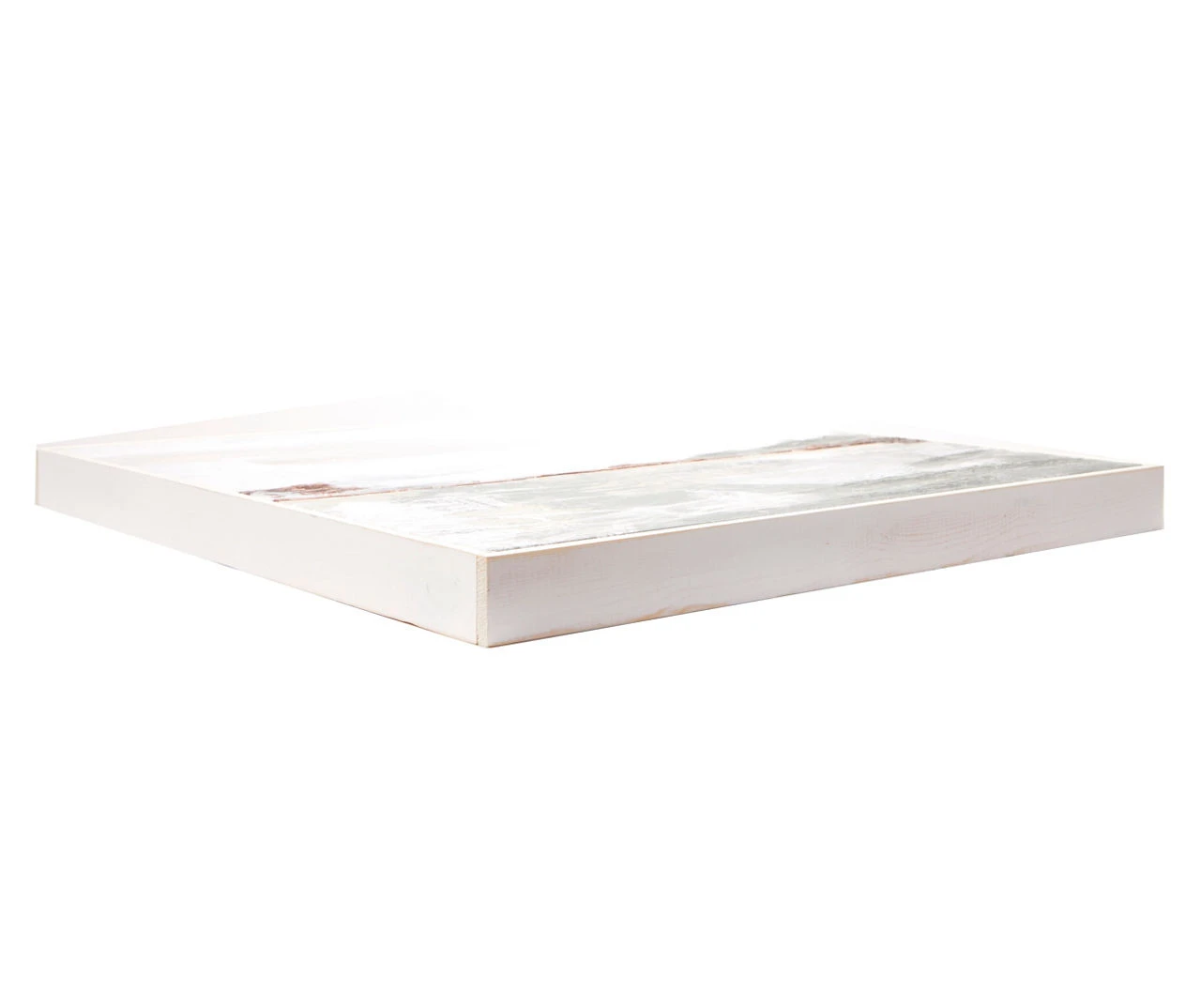 Gray & Brown Abstract Landscape Framed Canvas - Image 2