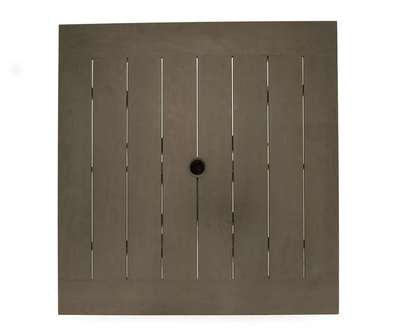 Broyhill Autumn Cove Wood Look Square Steel Patio Dining Table - Image 11