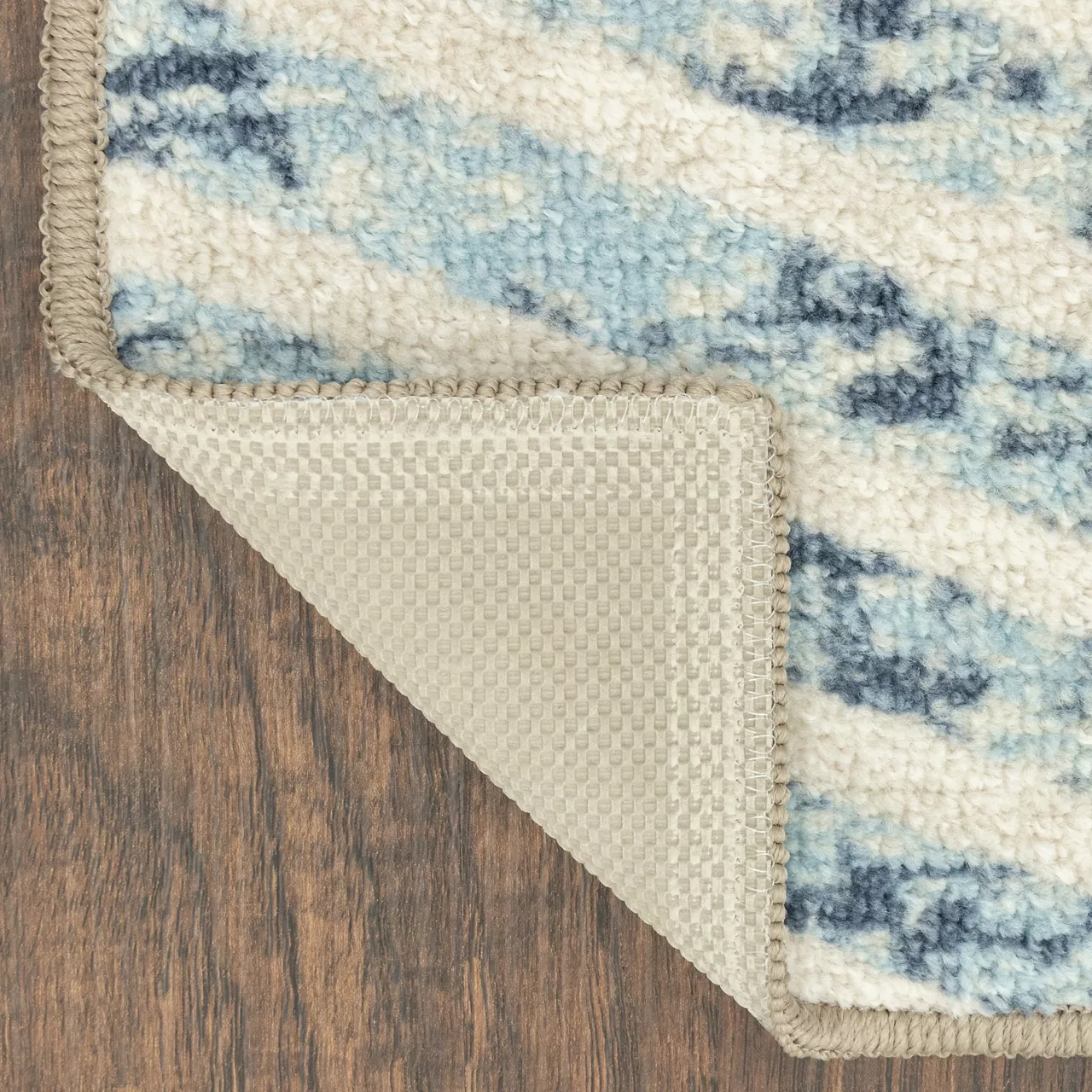 Broyhill Blue & Brown Modern Angles Accent Rug - Image 7