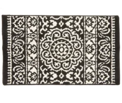 Broyhill Black & White Ornate Fascination Accent Rug