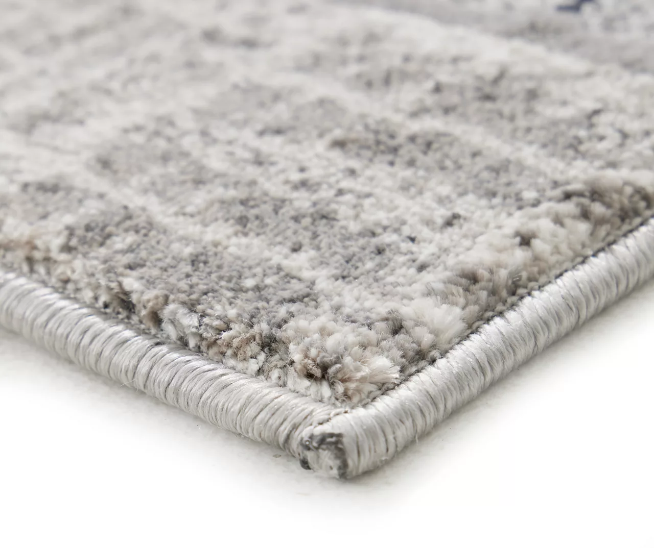 Destan Charcoal & Gray Patchwork Runner Rug, (2' X 7') - Image 2