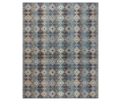 Broyhill Karok Blue & Yellow Geometric Outdoor Area Rug