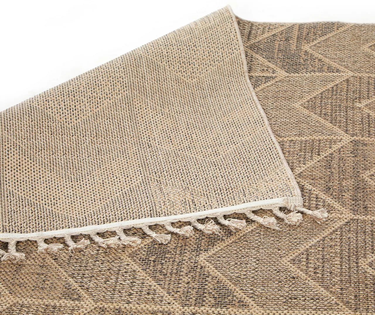 Jani Brown Chevron Outdoor Area Rug, (8' X 10') - Image 2