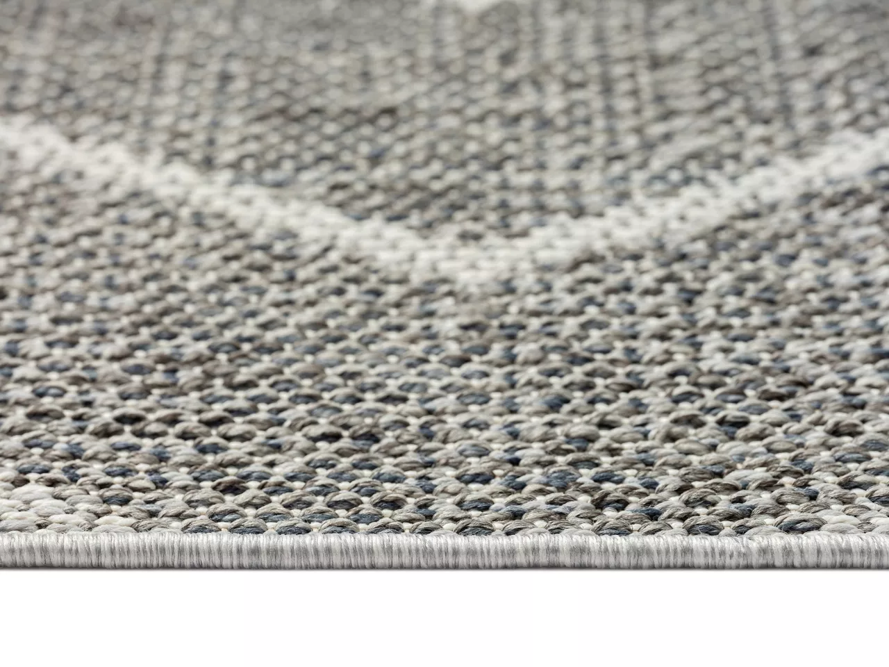 Jani Lagos Gray Geometric Outdoor Area Rug, (5' X 7') - Image 3