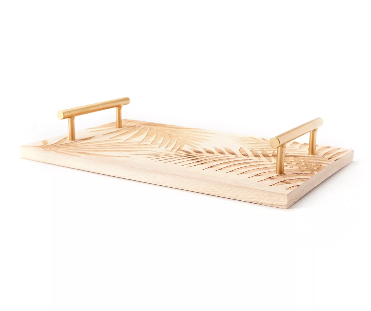 Wild Sedona Brown Etched Palm Wood Tray