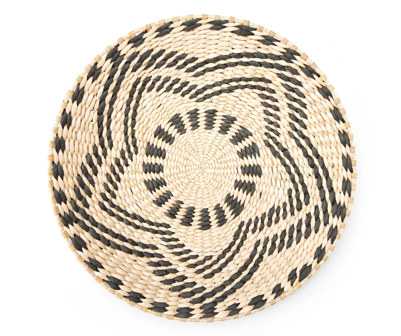 Tan & Black Star Woven Grass Wall Decor