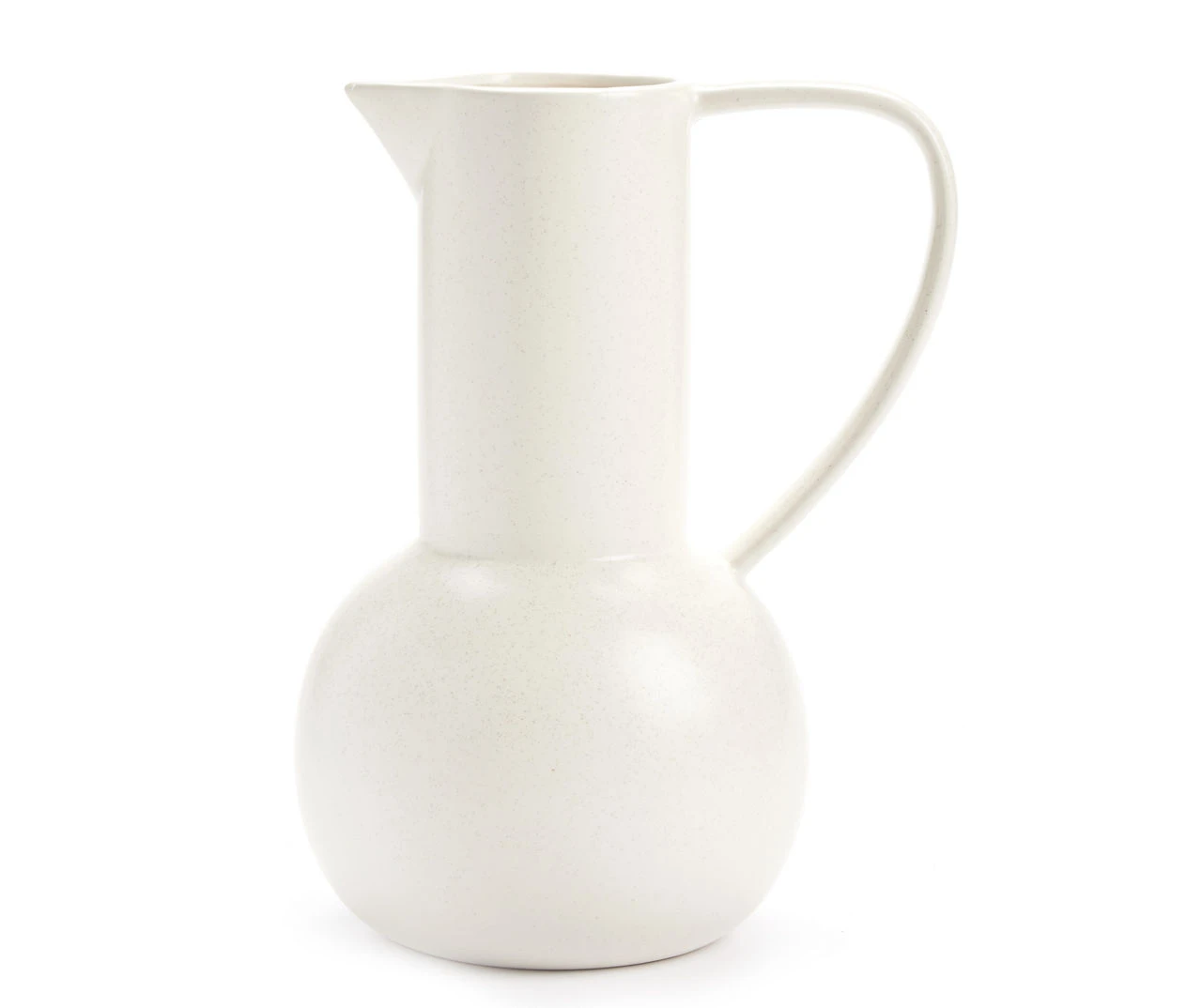 Homeward White Ceramic Vase With Handle