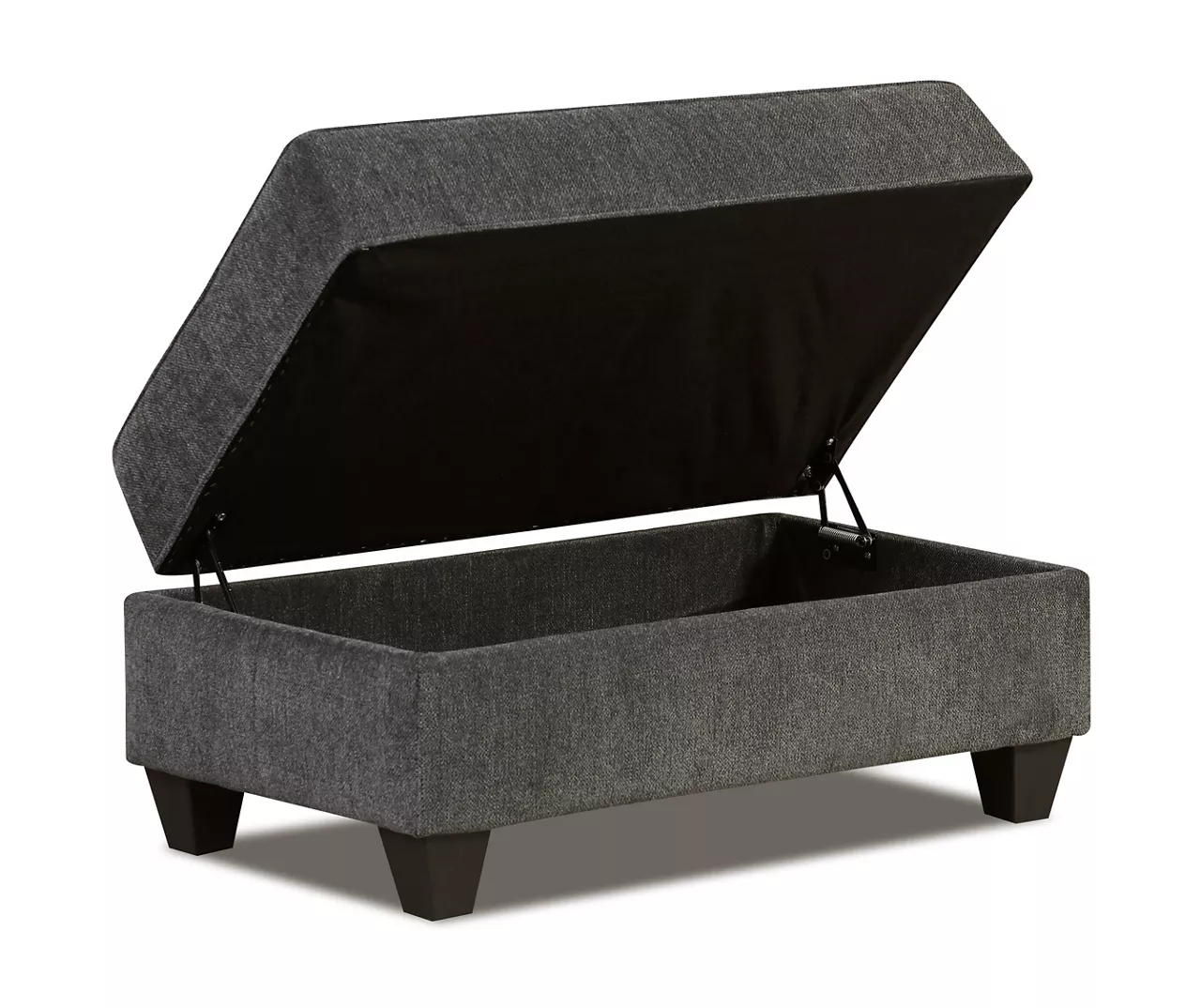 Tripoli Slate Storage Ottoman - Image 2